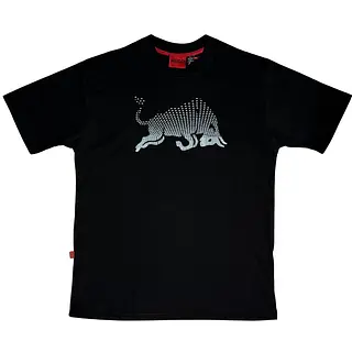 Camiseta Negra Talla Xl Con Estampado Hugo Toro