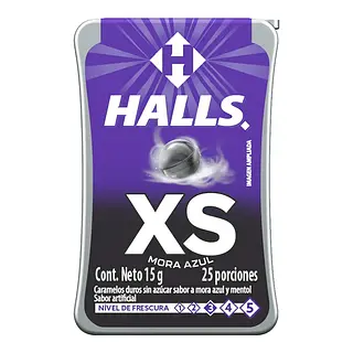 Halls Xs Mora Azul