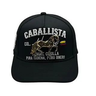 Equino Caballista Placa Dorada