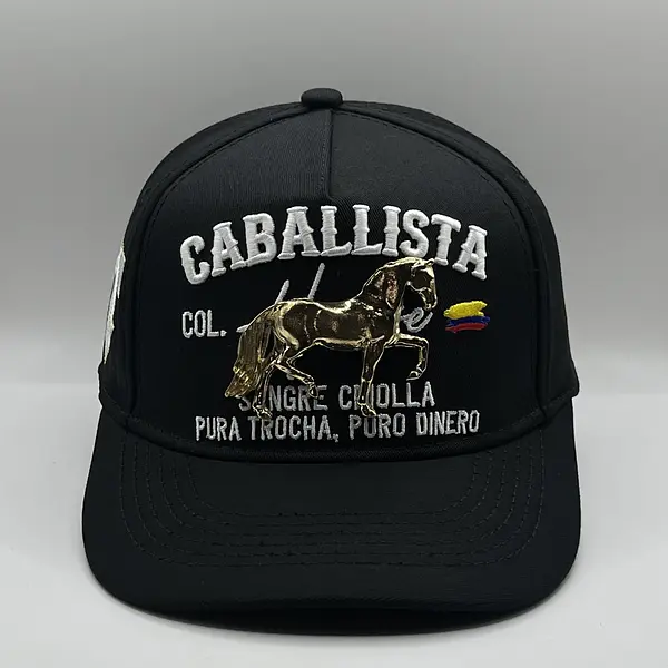 Equino Caballista Placa Dorada