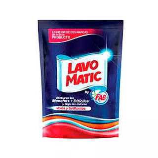 Detergente Liquido Lavo Matic Fab Quita Manchas, Colores Más