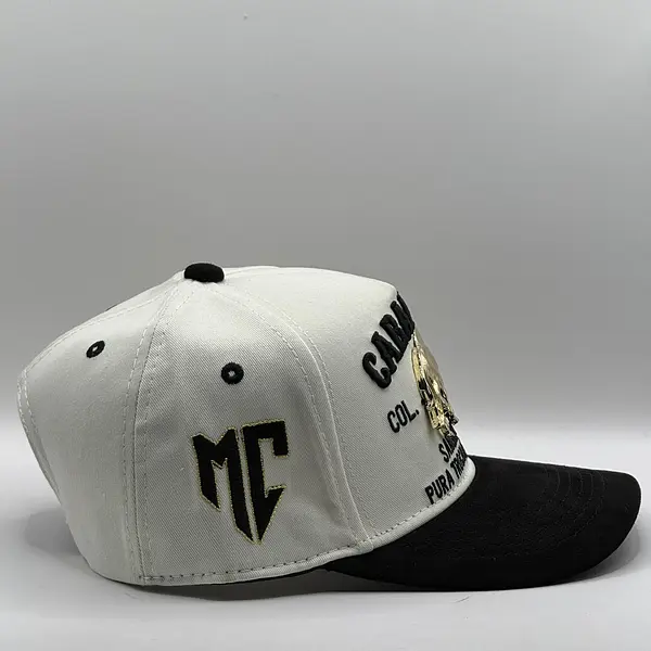 Equino Caballista Blanca Placa Dorada