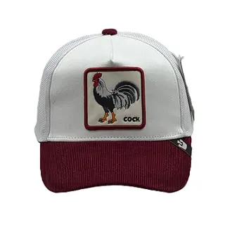 Cock Blanca Visera Roja