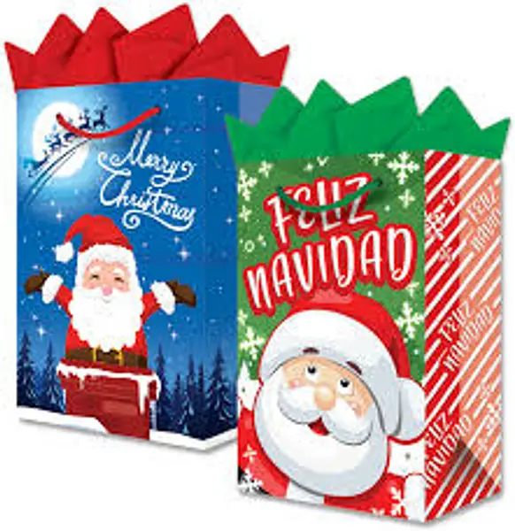 Bolsa Regalo Feliz Navidad Mediana Je-41/44/35/38