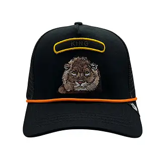 King Negra Cordón Naranja