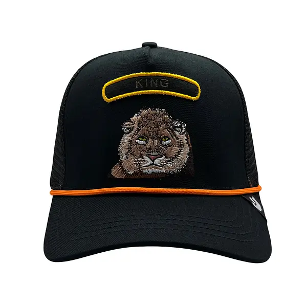 King Negra Cordón Naranja