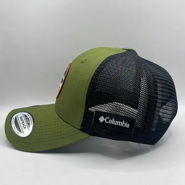 Gorra Verde Malla Negra