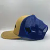 Gorra Columbia Amarilla Malla Azul