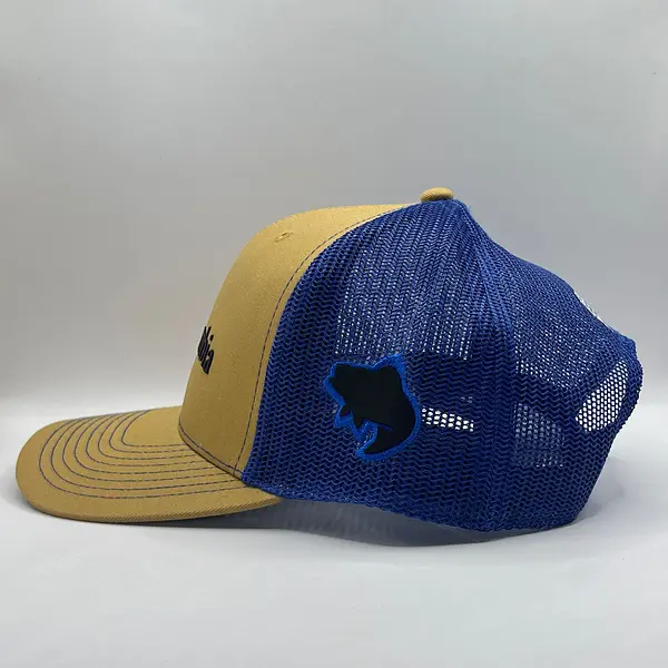 Gorra Columbia Amarilla Malla Azul