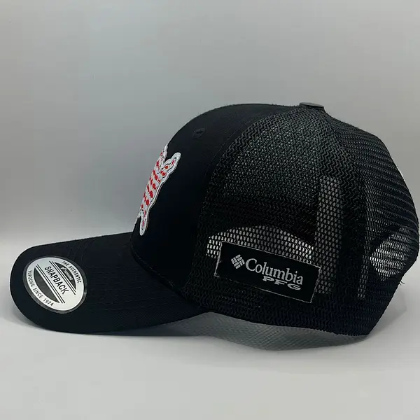 Gorra Columbia Negra Mapa