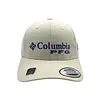 Gorra Columbia Beige Letras Azules