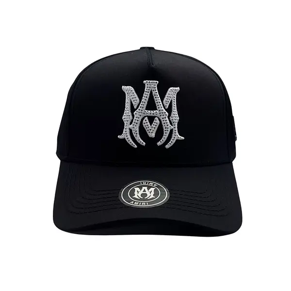 Amiri Logo Blanco Pedrería