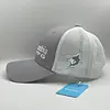 Gorra Columbia Gris Claro Letra Blanca