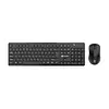 Combo Teclado Y Mouse Inalámbrico W100 Negro