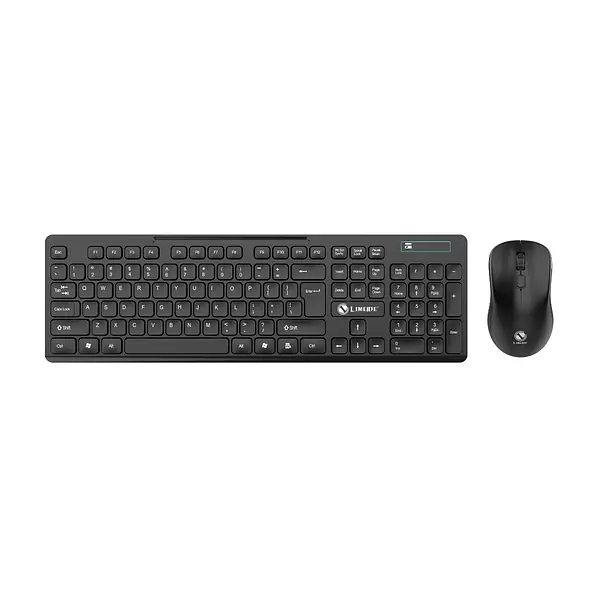 Combo Teclado Y Mouse Inalámbrico W100 Negro