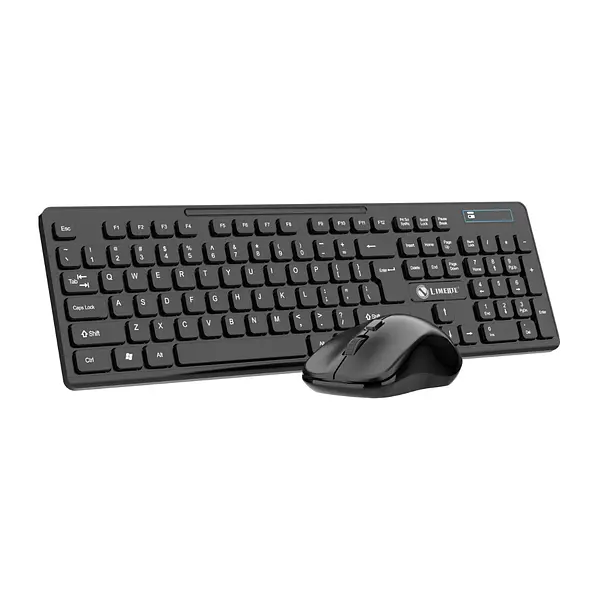 Combo Teclado Y Mouse Inalámbrico W100 Negro