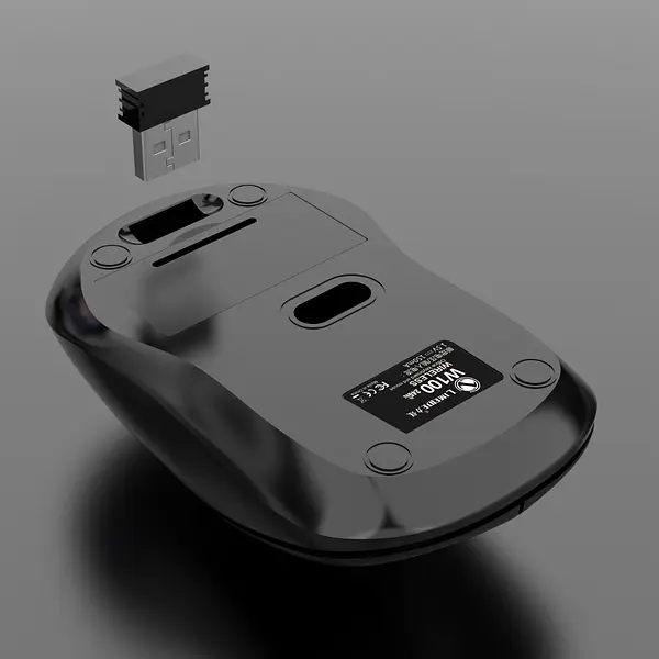 Combo Teclado Y Mouse Inalámbrico W100 Negro