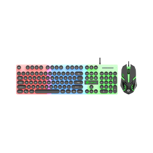 Combo Teclado Y Mouse Gamer Gtx300punk Rgb