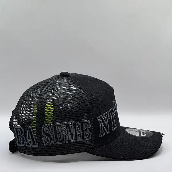 Yout Negra Letra Bordeada Gris