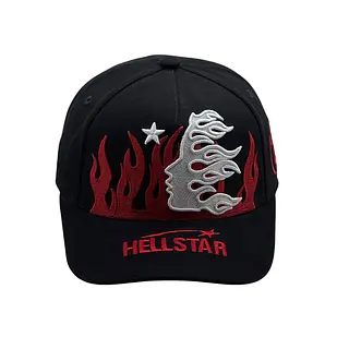 Hellstar Negra Llamas Rojas