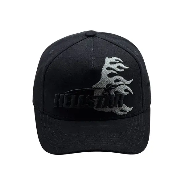 Hellstar Logo Plateado Letra Negra