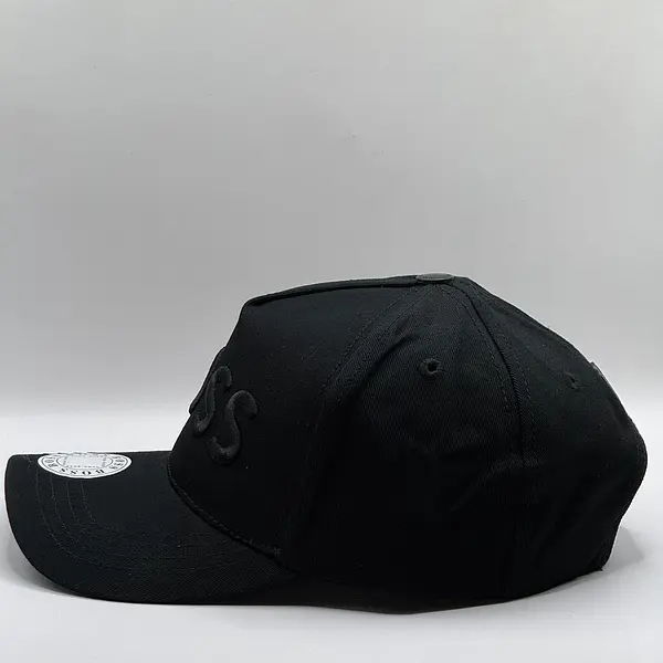 Gorra Negra Boss Bordado En Negro