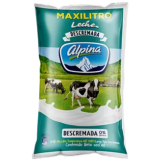 Leche Descremada Maxilitro Alpina X 1100 Ml