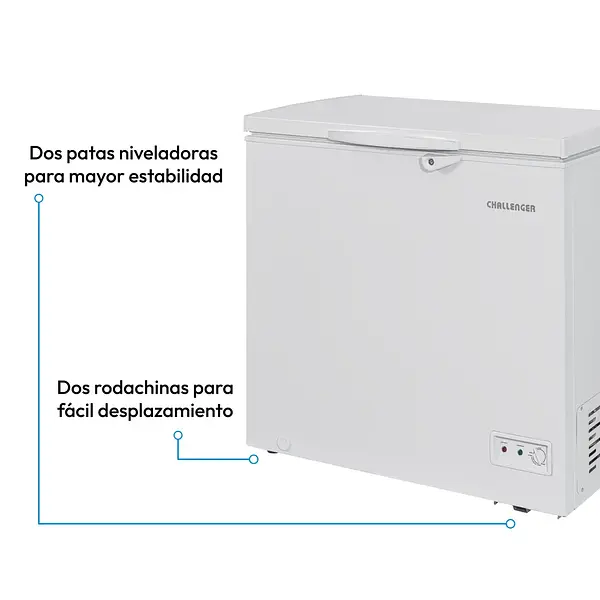 Congelador Challenger Ch199 De 204 Litros Blanco 3807