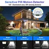 Lampara Reflector Led Solar Ip67 Exterior Sensor Movimiento