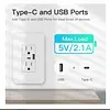 Tomacorriente Enchufe Inteligente Doble App Tuya Wifi Usb/C