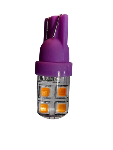 Cocuyo Siliconado 8 Led Fijo Fucsia