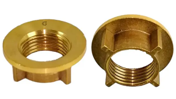 Tuerca De Media Bronce Sg