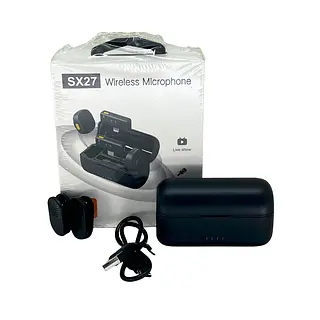 Micrófono De Solapa Dual Sx27