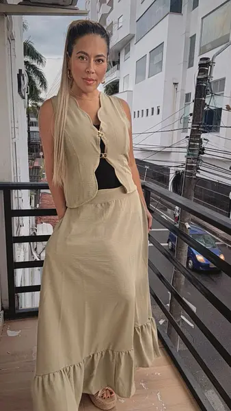 Set Verde Hoja Seca Mujer