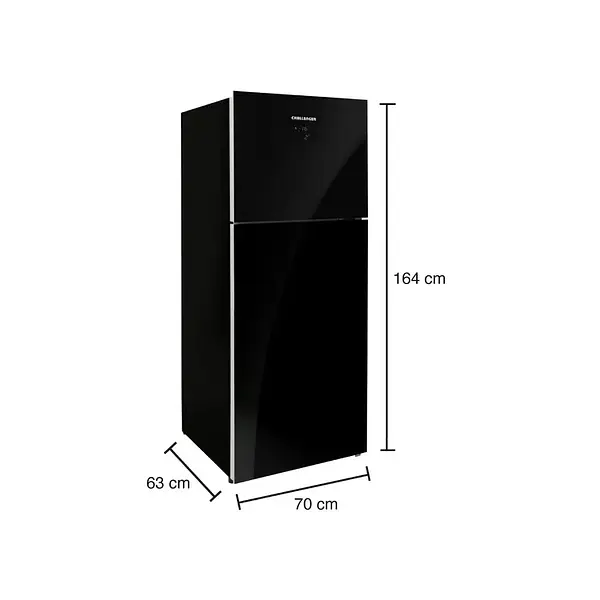 Nevera Challenger Cr 360 Negra C Digital