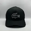 Lacoste Negra Cocodrilo Negro En Goma