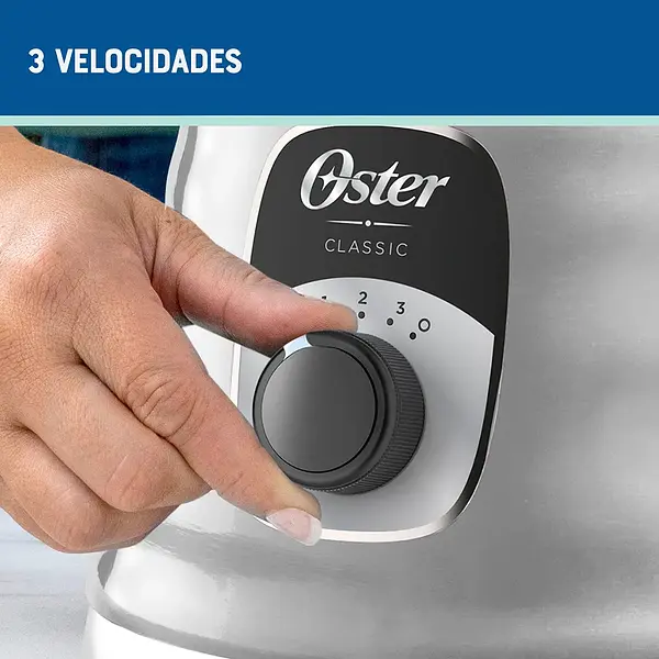 Licuadora Oster Clasica Vaso Vidrio 3 Velocidades 0294