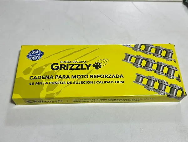 Cadena Grizzly 428ho - 132l Plata