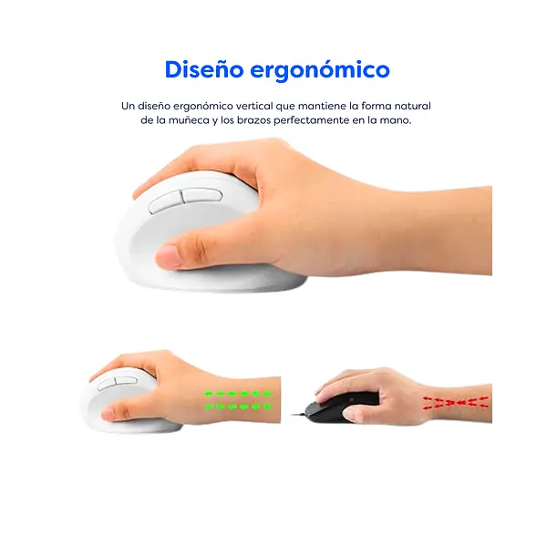 Mouse Inalámbrico Vertical Jys-03