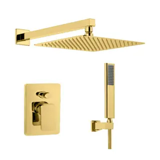 Juego De Ducha Elite Gold Moder