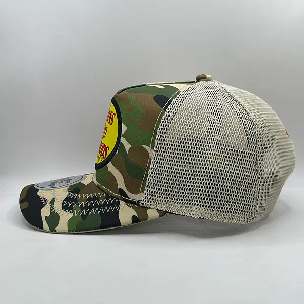 Bass Pro Shops Camuflada Verde Parche Amarillo