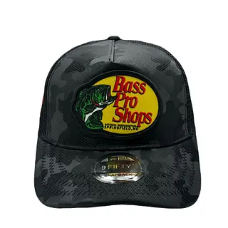 Bass Pro Shops Negra Camuflada Parche