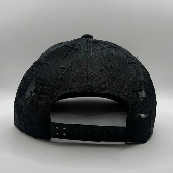 Bélica Rosario Cruz Dorada En Negro