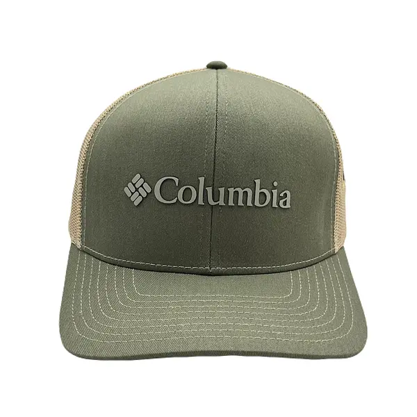 Gorra Columbia Verde Malla Beige