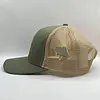 Gorra Columbia Verde Malla Beige