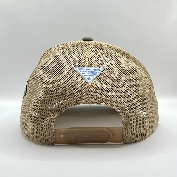 Gorra Columbia Verde Malla Beige