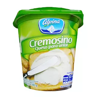 Queso Crema Para Untar Alpina 380 G