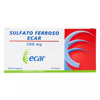 Sulfato Ferroso 200 Mg