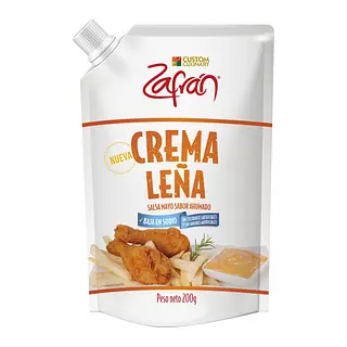 Salsa Zafrán Crema Leña 200gr