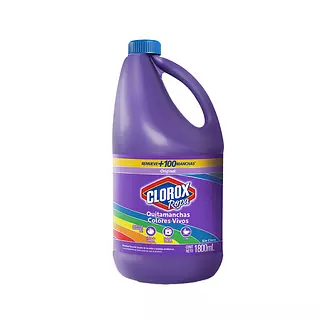 Clorox Ropa Remueve +100 Manchas Colores Vivos